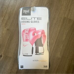 LIMITED SOLD OUT: Everlast Elite Pink and Black Boxing Gloves